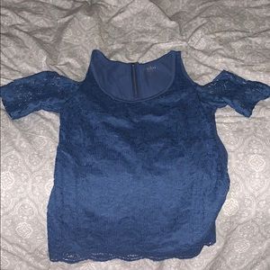 Women’s Blue Lace Blouse